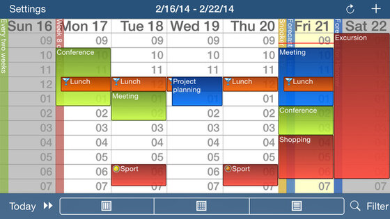 CalenGoo. Скриншот 4