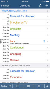 CalenGoo. Скриншот 3