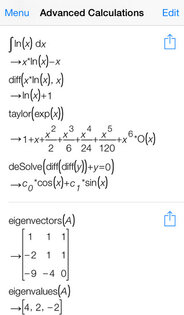 PocketCAS. Скриншот 1