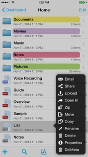 iFiles. Скриншот 2