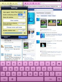 Dual Browser Lite. Скриншот 2