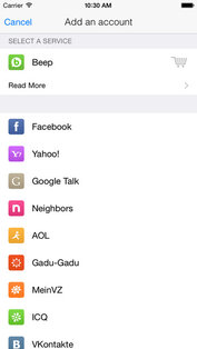 IM+. Скриншот 2