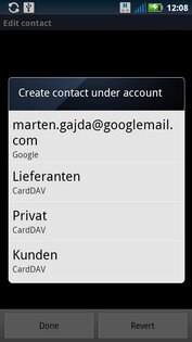 Contact Editor 0.6.3.1. Скриншот 2