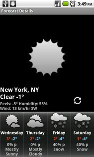Sense Analog Glass Clock 4.2.4. Скриншот 3