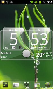 Sense Analog Glass Clock 4.2.4. Скриншот 6