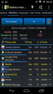 3C Battery Manager 5.1.3b. Скриншот 6