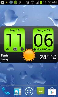 Flip Clock xTheme Widget 4x2 4.2.4. Скриншот 6