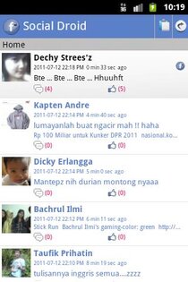 Social Droid 1.0.0. Скриншот 2