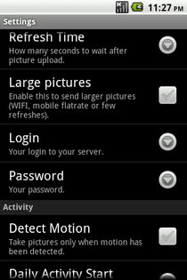 MobileWebCam 3.13. Скриншот 2