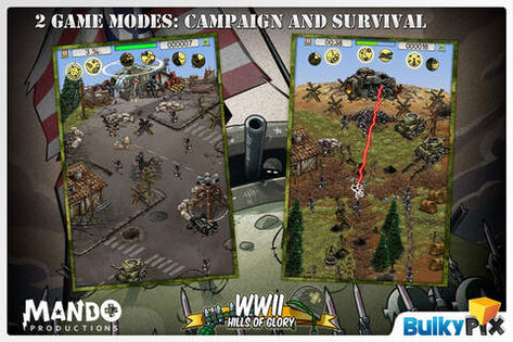 Hills of Glory: WWII. Скриншот 3