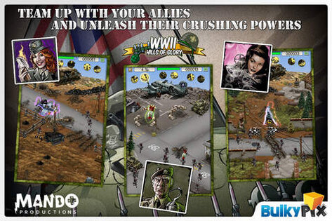 Hills of Glory: WWII. Скриншот 4