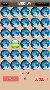 Flags Memory Game. Скриншот 3