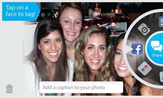Viewdle SocialCamera 1.32. Скриншот 1