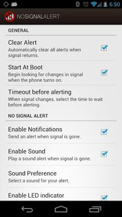 No Signal Alert 2.1.2. Скриншот 5