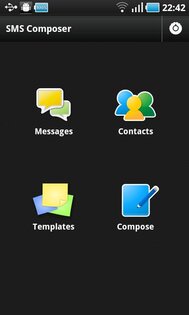 SMS Composer 1.9. Скриншот 2