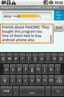 ПакСМС. Скриншот 2