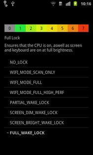 Wake Lock 2.5-f. Скриншот 3