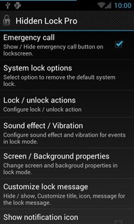 Hidden Lock Lite 1.14. Скриншот 8