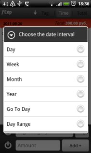 JustExpenses: Expense tracker 1.7.5. Скриншот 2
