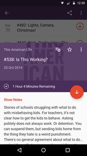 Pocket Casts 8.1. Скриншот 17