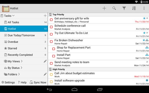 Универсальный список дел 4.6.0. Скриншот 18