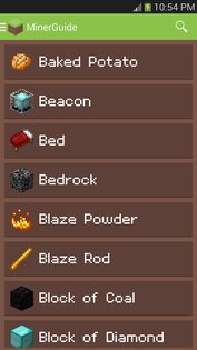 MinerGuide - For Minecraft 6.1.4. Скриншот 1