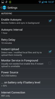 Dropsync – автосинхронизация с Dropbox 7.3.6. Скриншот 4