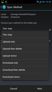 Dropsync – автосинхронизация с Dropbox 7.3.6. Скриншот 7