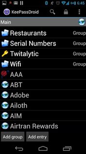 KeePass 2.6.9.2. Скриншот 2