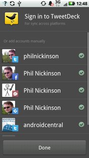 TweetDeck 1.0.7.4. Скриншот 1