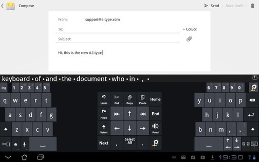A.I.type keyboard 1.9.9.8. Скриншот 12