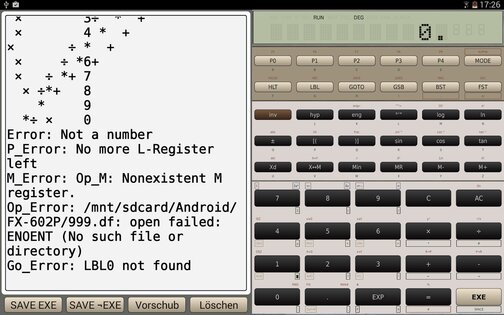 CASIO FX-602P 3.1.3. Скриншот 9