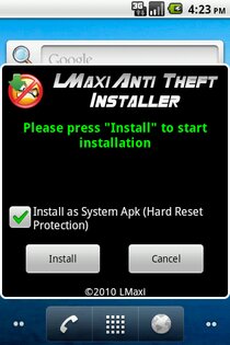 LMaxi Anti Theft 1.1. Скриншот 1