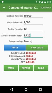 Financial Calculators 3.5.1. Скриншот 5