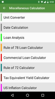 Financial Calculators 3.5.1. Скриншот 8
