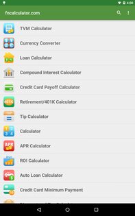 Financial Calculators 3.5.1. Скриншот 17