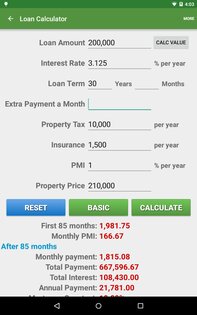 Financial Calculators 3.5.1. Скриншот 19