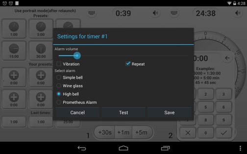 Кухонный Таймер 5.2.2. Скриншот 7