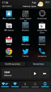 Super Status Bar 0.16.7.4. Скриншот 3