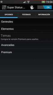 Super Status Bar 0.16.7.4. Скриншот 5
