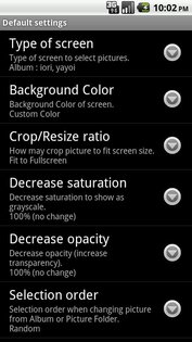 MultiPicture Live Wallpaper 0.6.11. Скриншот 1