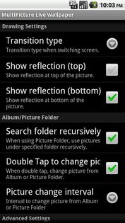 MultiPicture Live Wallpaper 0.6.11. Скриншот 2