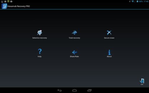 Hexamob Recovery 5.01. Скриншот 1