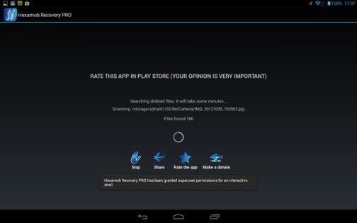Hexamob Recovery 5.01. Скриншот 2