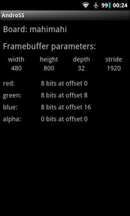 AndroSS 0.4.3. Скриншот 3