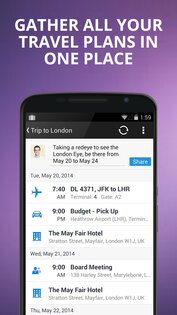 WorldMate 7.0.16. Скриншот 3