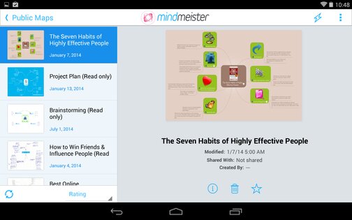 MindMeister – майндмэппинг на смартфоне 7.2.11. Скриншот 17