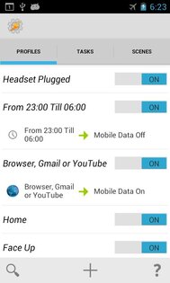 Tasker 5.7.2. Скриншот 1