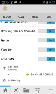 Tasker 5.7.2. Скриншот 2
