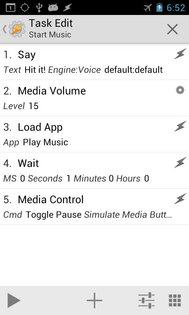 Tasker 5.7.2. Скриншот 3